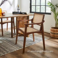 Rugleuning goedkope prijs warm op verkoop modern restaurant hoogwaardige restaurant coffeeshop stevige houten stoelen